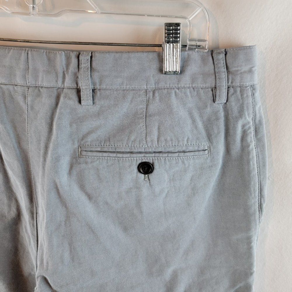 Spoke Shorts Mens 33 Gray Chino Khaki Build A 10" Inseam Cotton Casual A19-09